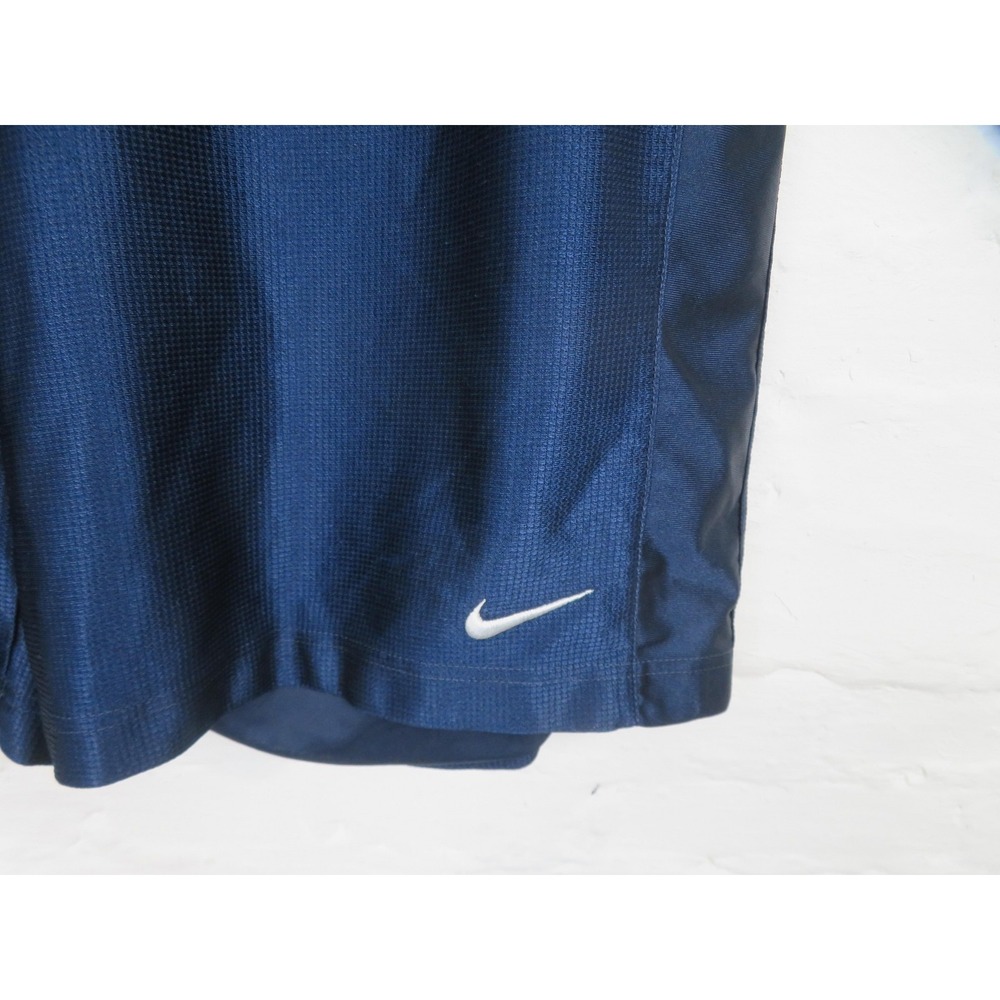 Vintage Nike Basketball Shorts Mens 2XL Shiny Dazzle Blue Baggy y2k Pockets Gym - Picture 2 of 9